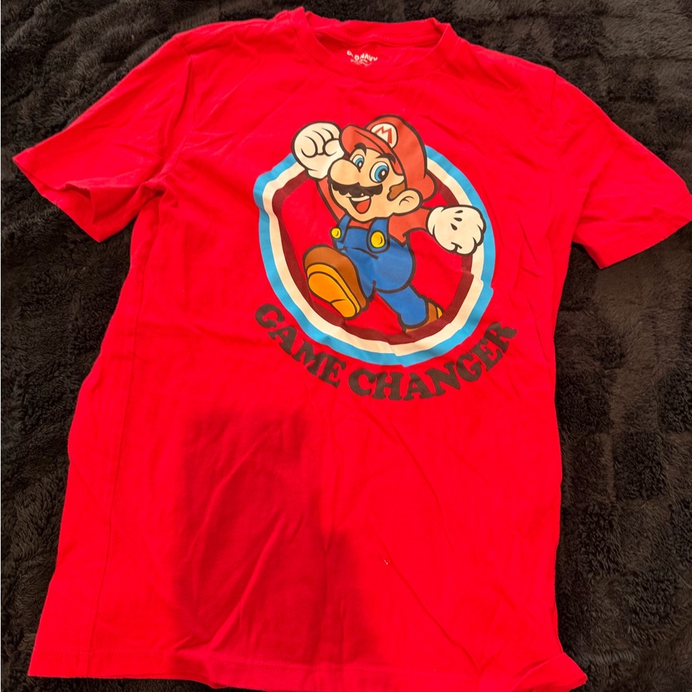 Old Navy kids Mario Red T-Shirt